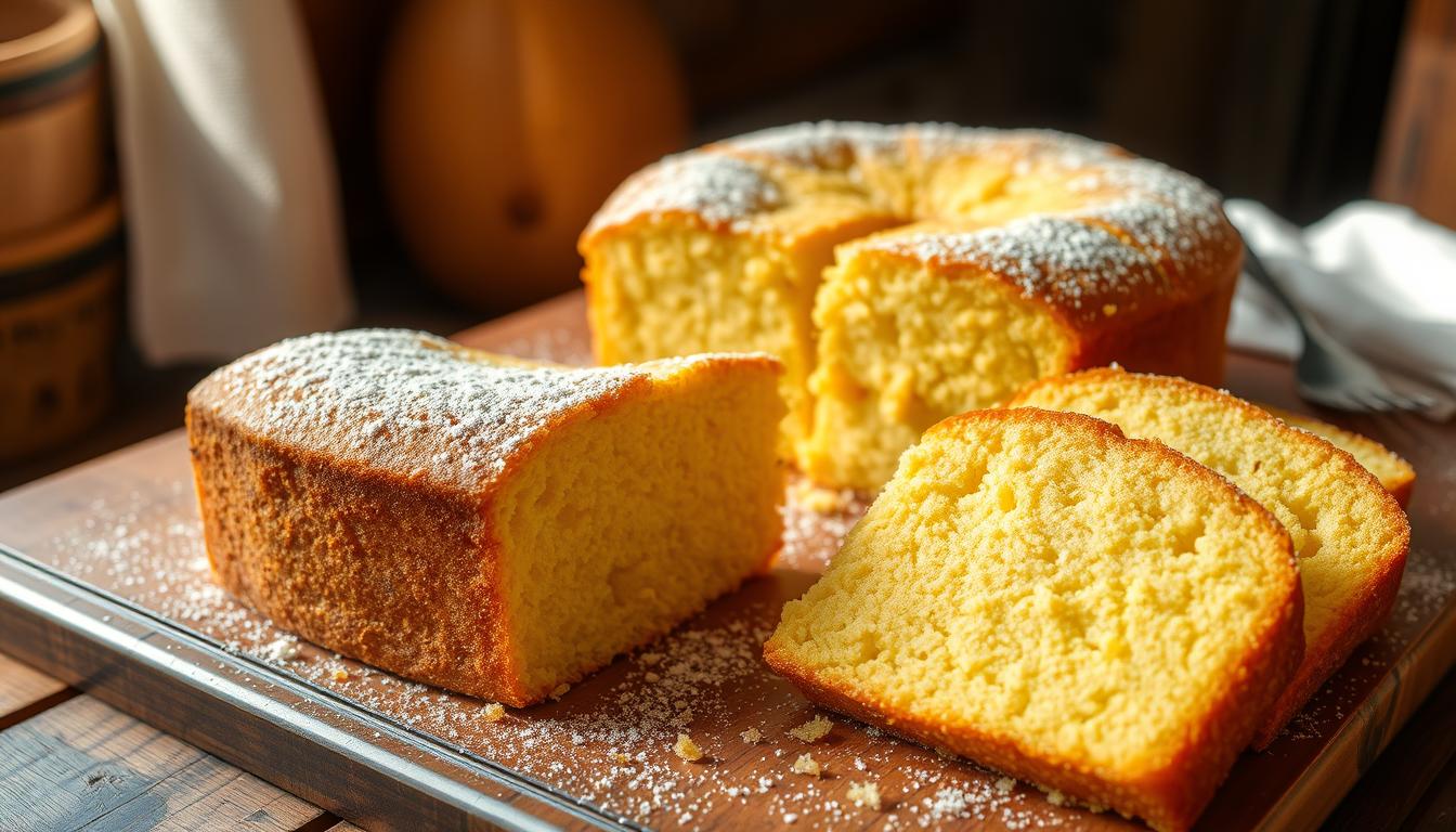Receita de Bolo Simples de Fubá