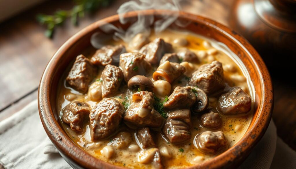 Receita de Strogonoff de Carne