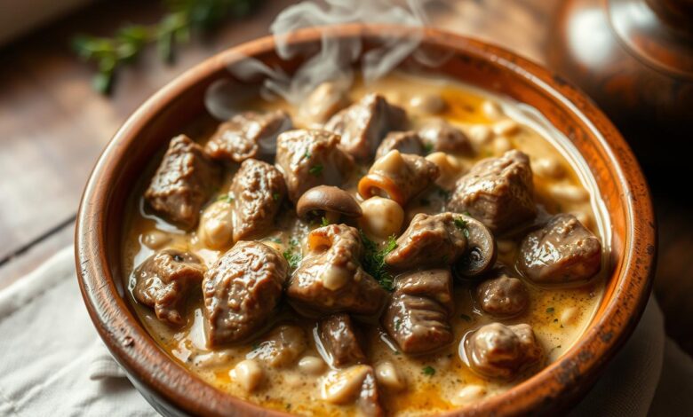 Receita de Strogonoff de Carne