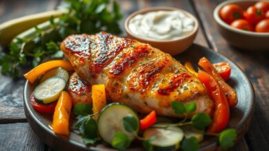receita com peito de frango