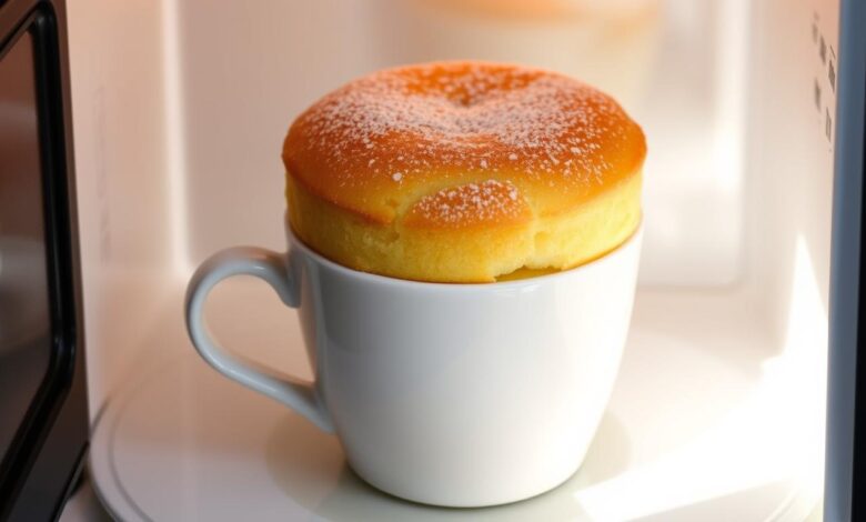 receita de bolo de caneca de microondas