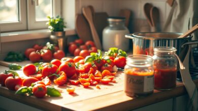 receita de molho de tomate caseiro