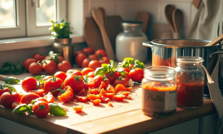 receita de molho de tomate caseiro