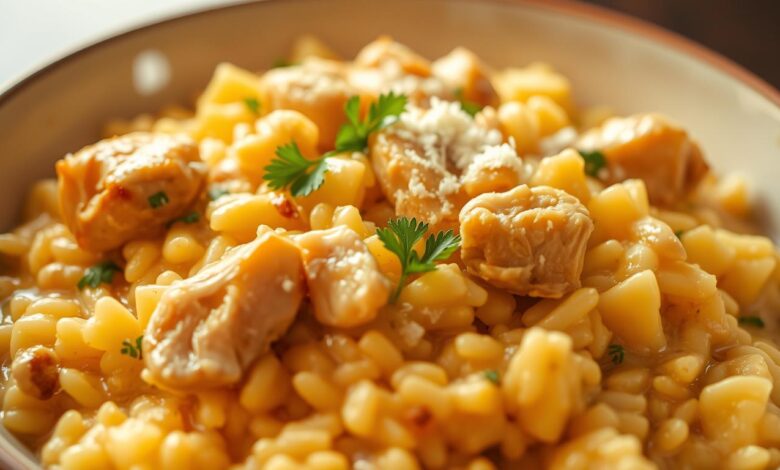 receita de risoto de frango