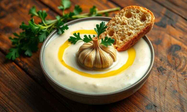 receita do molho de alho